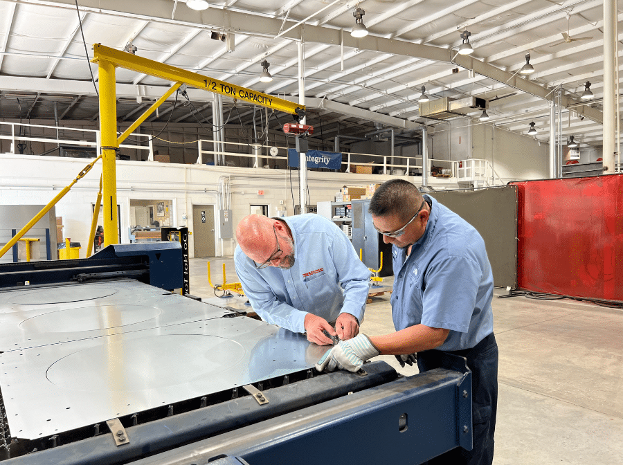 Sheet Metal Worker at Job Site from US Machine & Tool